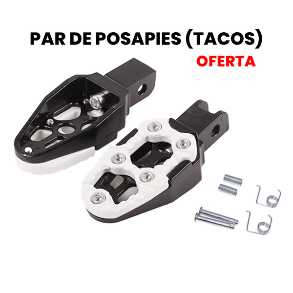 Posapies (Tacos) De Lujo Para Moto, Universal – Oferta