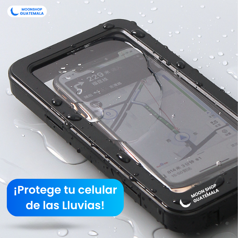 PROMO 🔥 SOPORTE IMPERMEABLE ANTIRROBO PARA MOTO