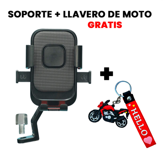 Soporte de Celular para Moto + Llavero GRATIS