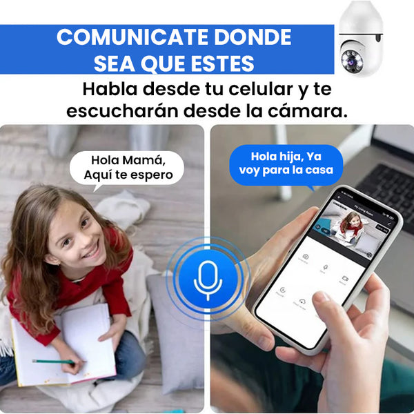 Cámara Inteligente, Vision Nocturna + MICRO SD GRATIS