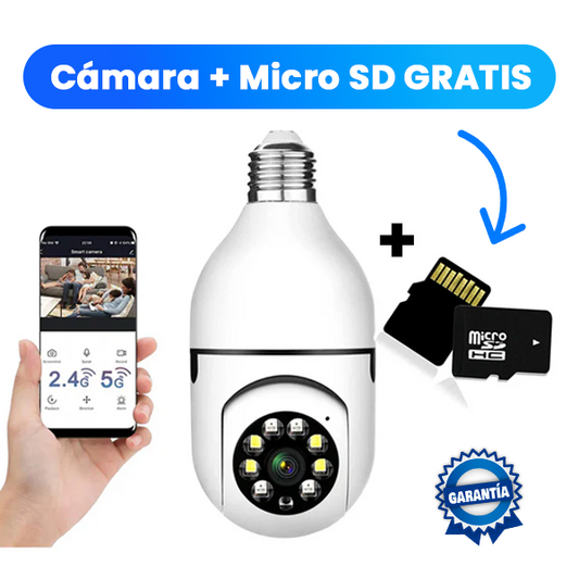 Cámara Inteligente, Vision Nocturna + MICRO SD GRATIS