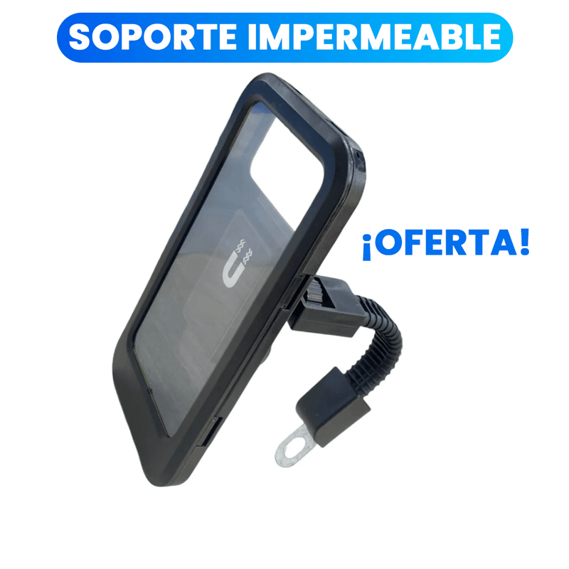 Soporte Impermeable Antirrobo Universal para Moto