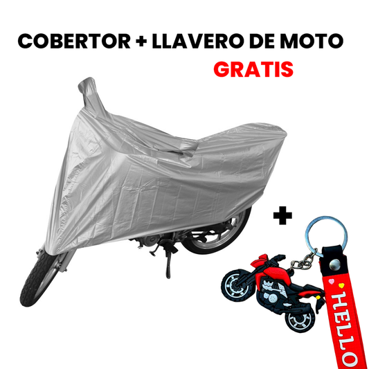Cobertor Impermeable para Moto + Llavero GRATIS