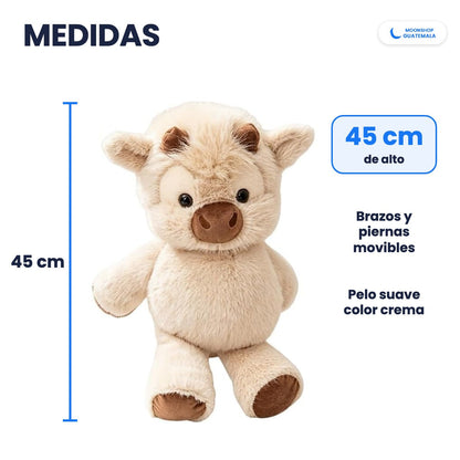 Medidas de la vaquita que corre: 45 cm de alto